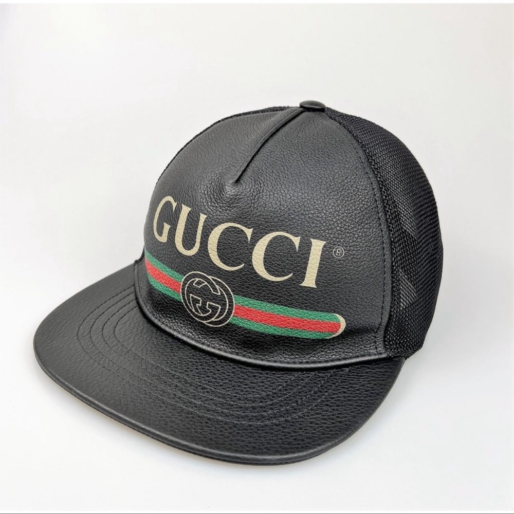 Gucci Men’s XL Hat (leather)